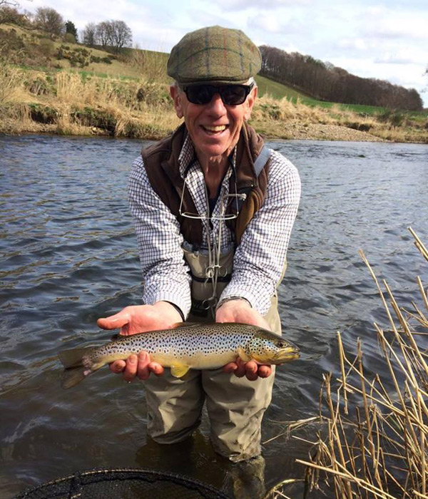 Liam Stephen, fly fishing guide on the rivers Don and Deveron in Aberdeenshire
