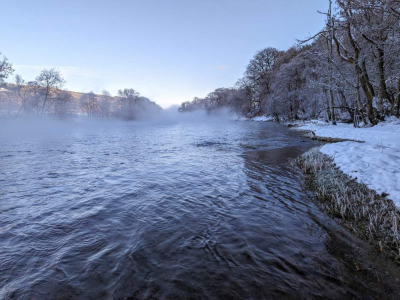 A Cold Morning on River Tay